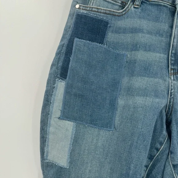 Judy Blue Women’s 16W Boyfriend Fit Jeans Patchwork‎ High Rise JB88499 NWT - Picture 11 of 13